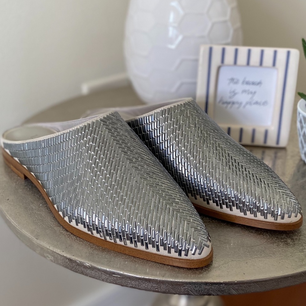 1. State Baten Metallic Pointed Toe Mules